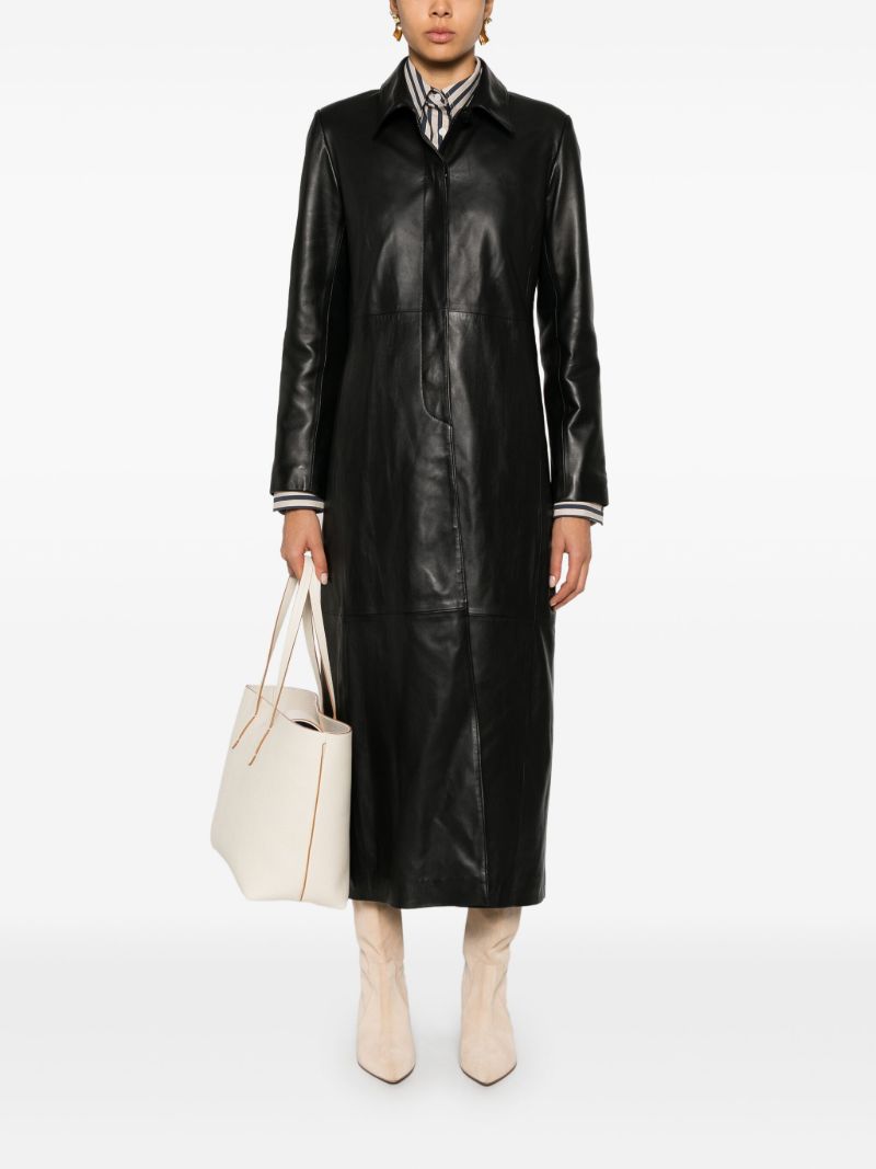 Gothan Leather Coat