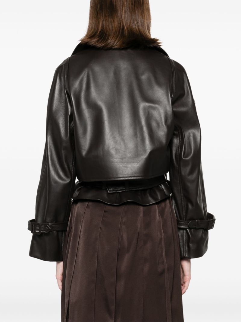 Brown Hatti Leather Jacket