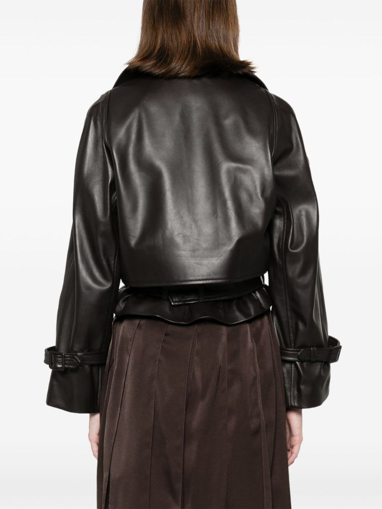 Brown Hatti Leather Jacket