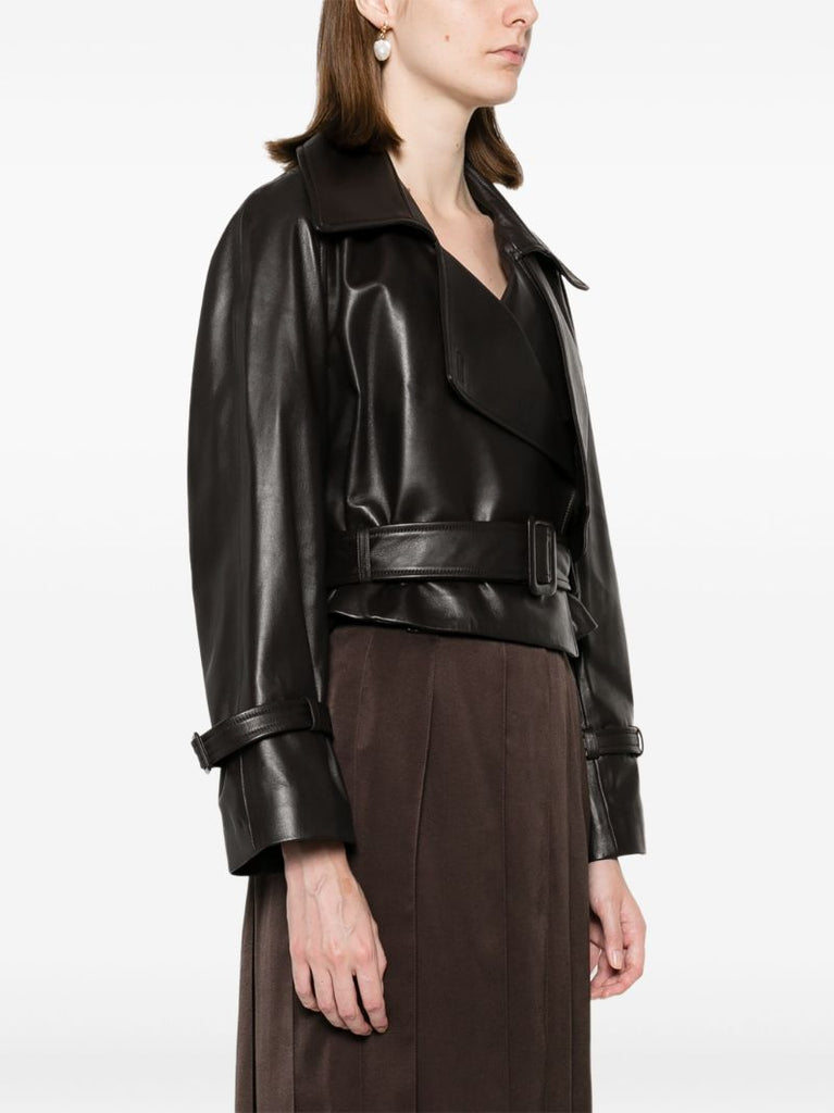 Brown Hatti Leather Jacket
