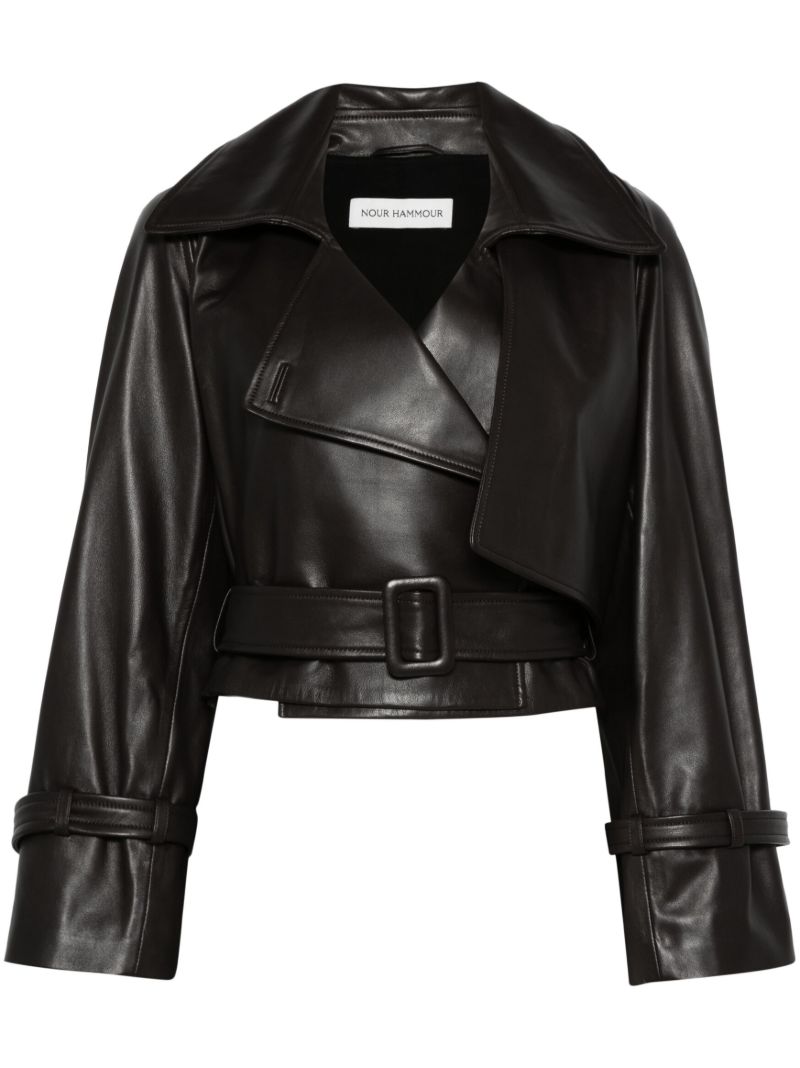Brown Hatti Leather Jacket