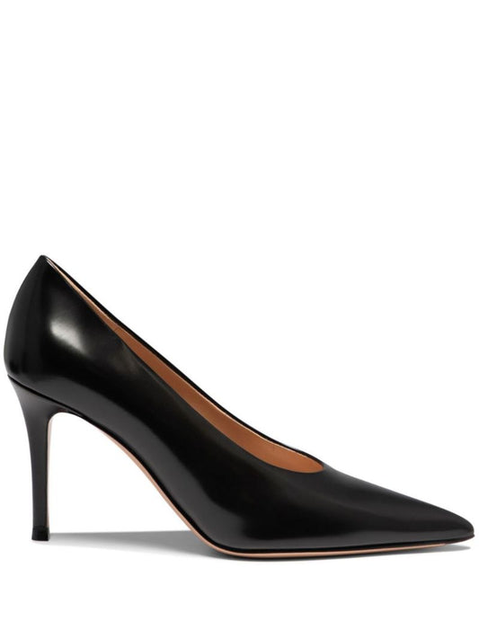 Black Robbie 85 Leather Pumps