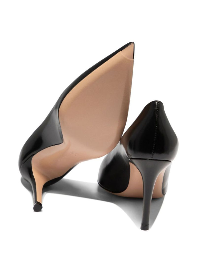 Black Robbie 85 Leather Pumps