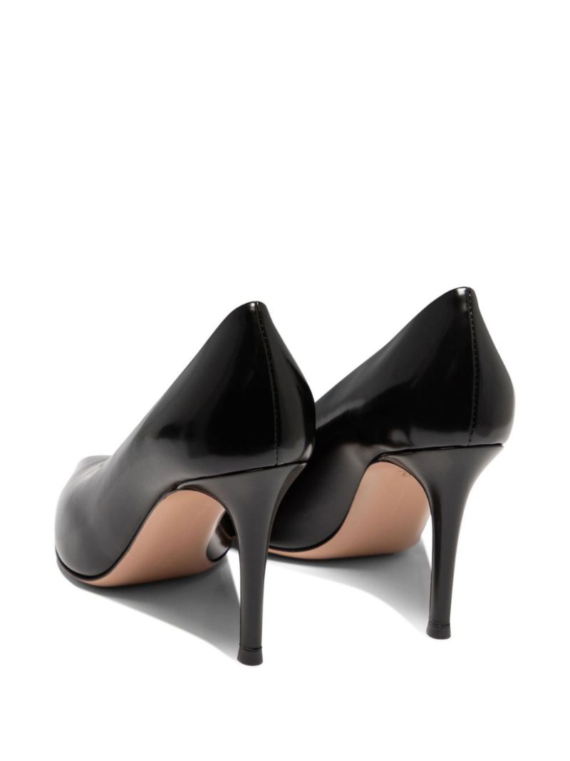 Black Robbie 85 Leather Pumps