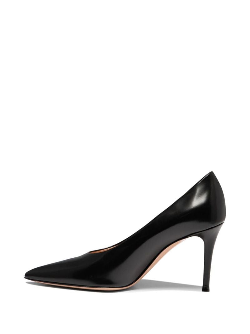 Black Robbie 85 Leather Pumps