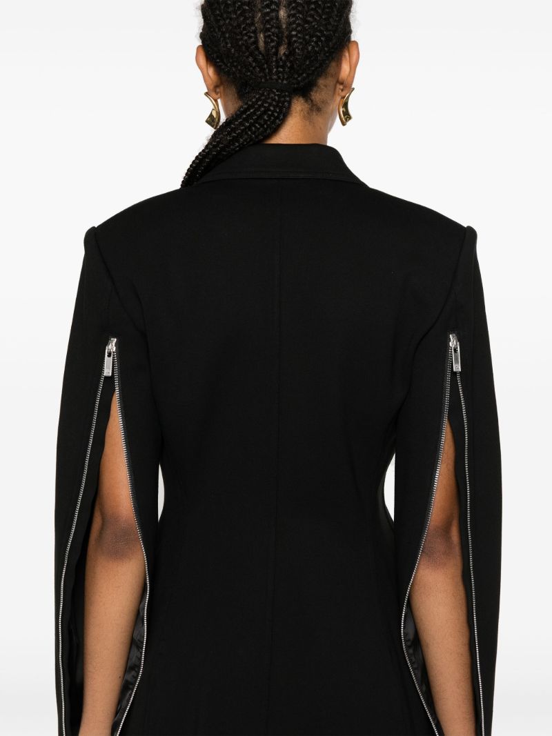 Zipped Sleeves Blazer