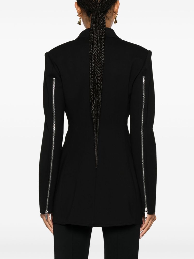 Zipped Sleeves Blazer