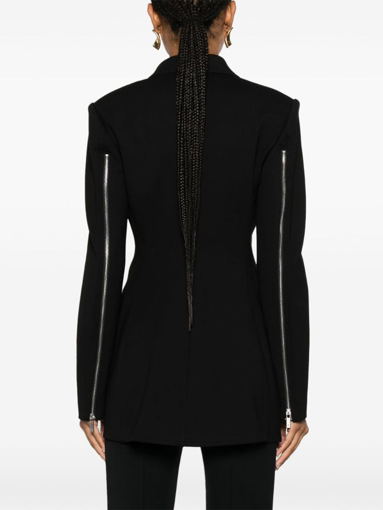 Zipped Sleeves Blazer