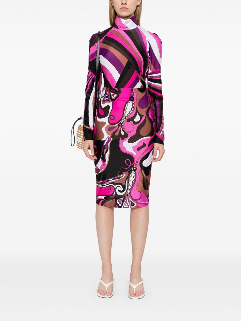 Orchidee Pencil Skirt
