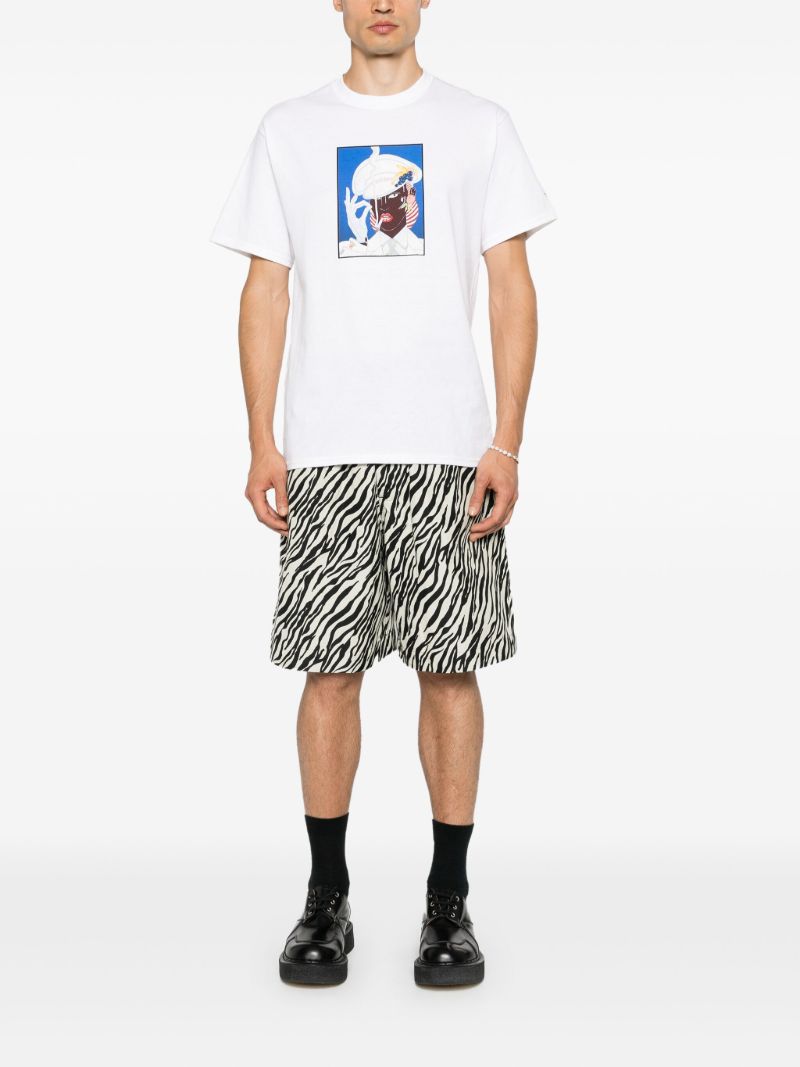 X Antonio Lopez White Illustration-print T-shirt