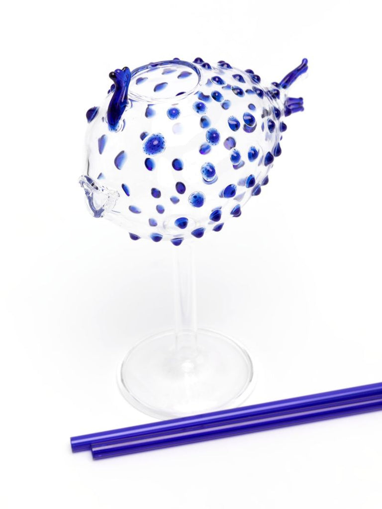 Pufferfish-shaped Cocktail Glasses