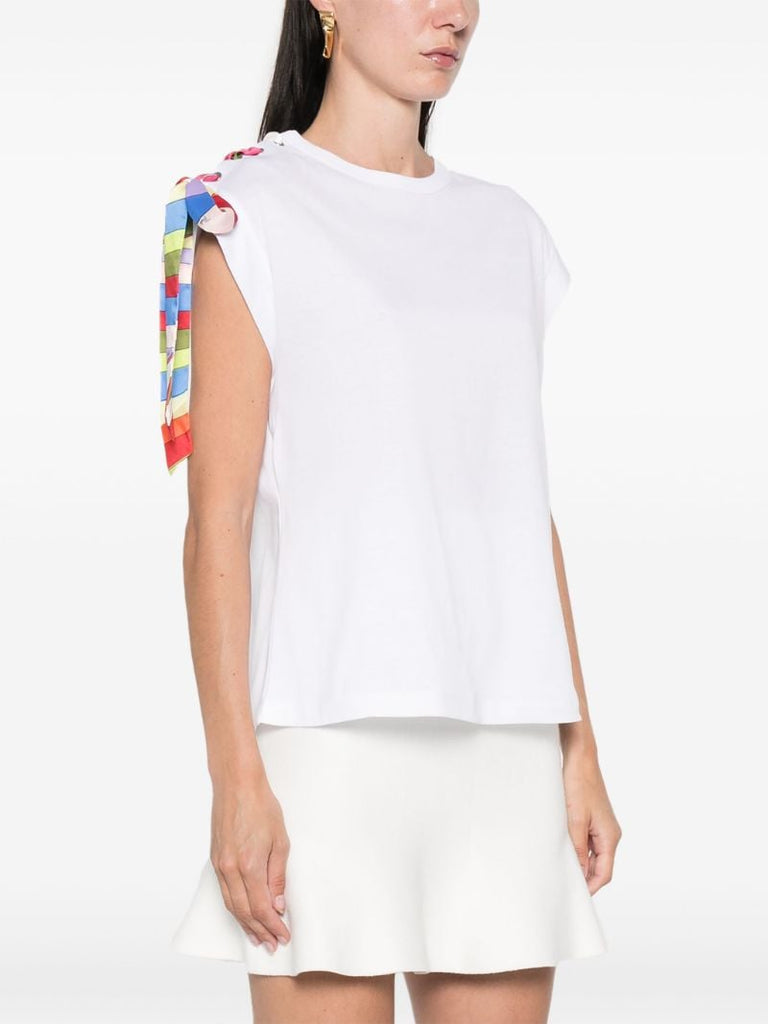 Tie-detail T-shirt