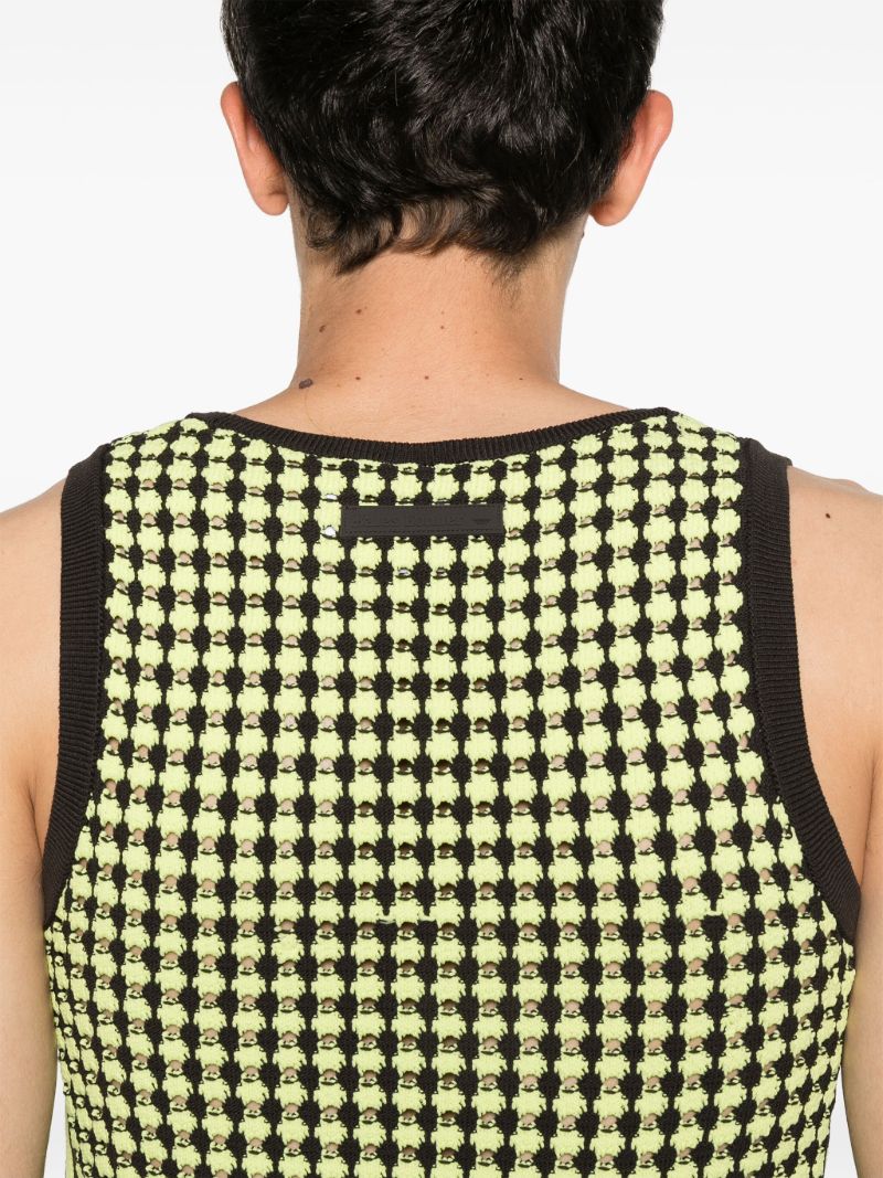 Green Crochet Tank Top