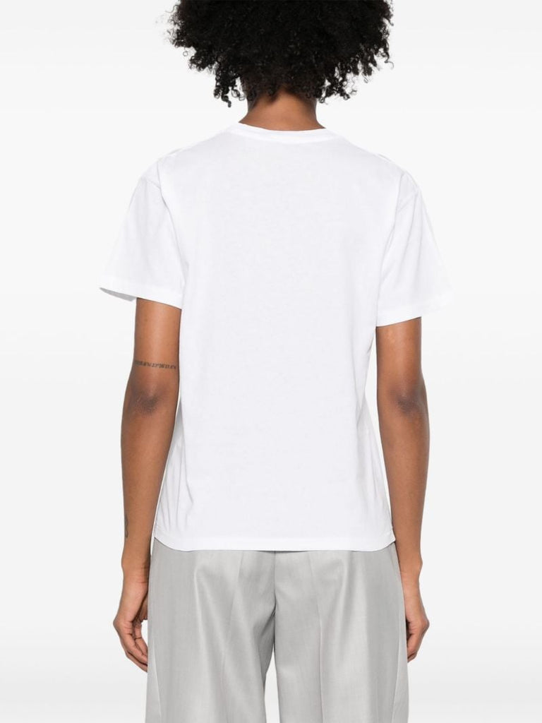 White Polo Bear Cotton T-shirt