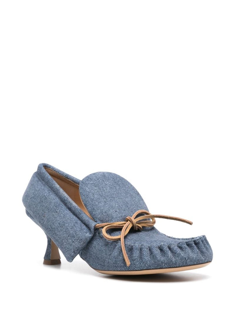 55mm Kitten Heel Moccasins