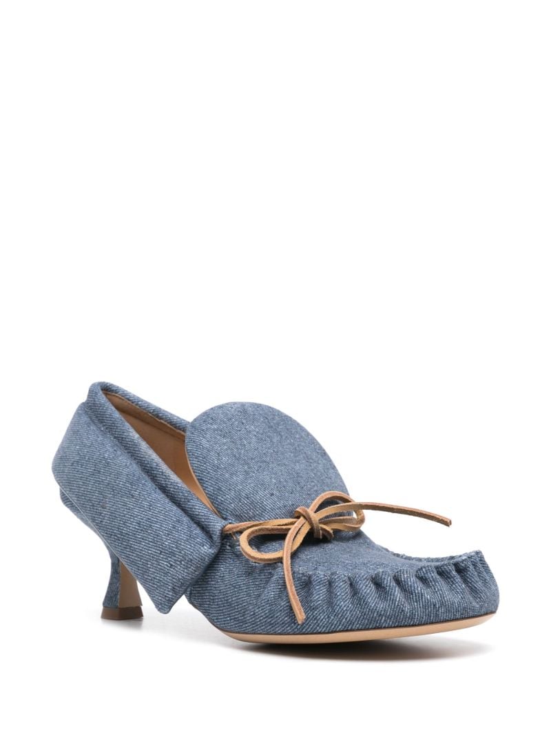 55mm Kitten Heel Moccasins