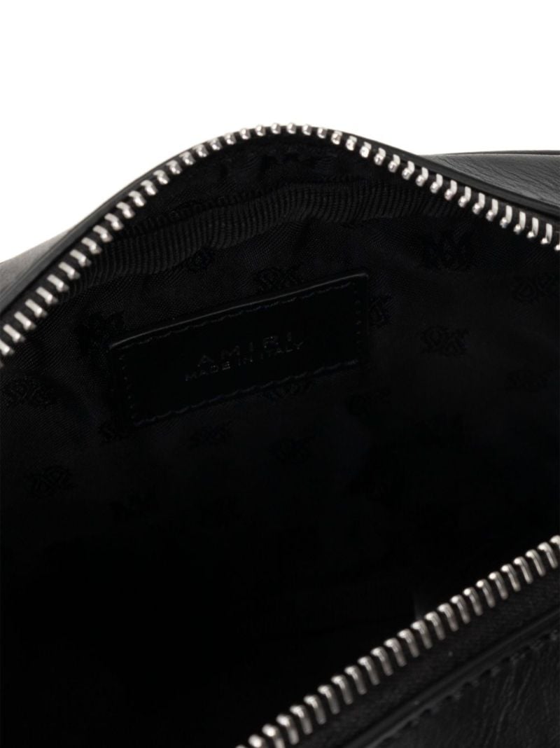Black Bandana Ma-embroidered Leather Camera Bag