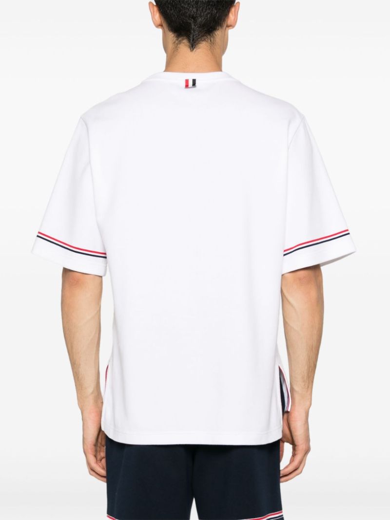 Rwb-stripe Cotton T-shirt