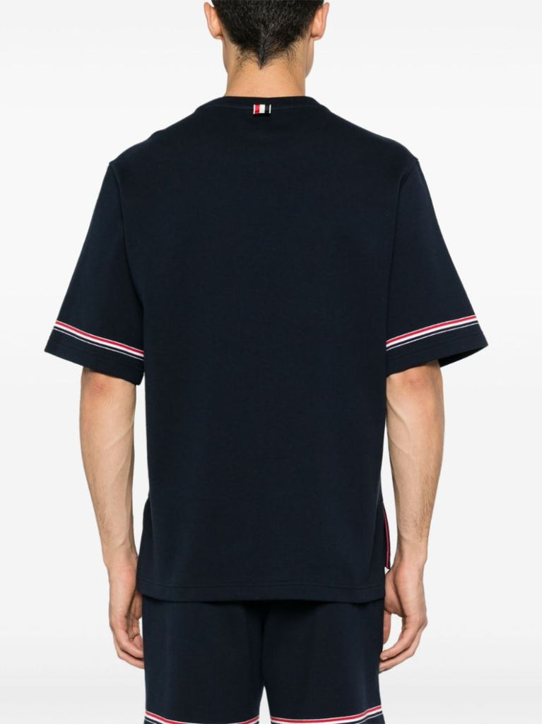 Rwb-stripe Cotton T-shirt