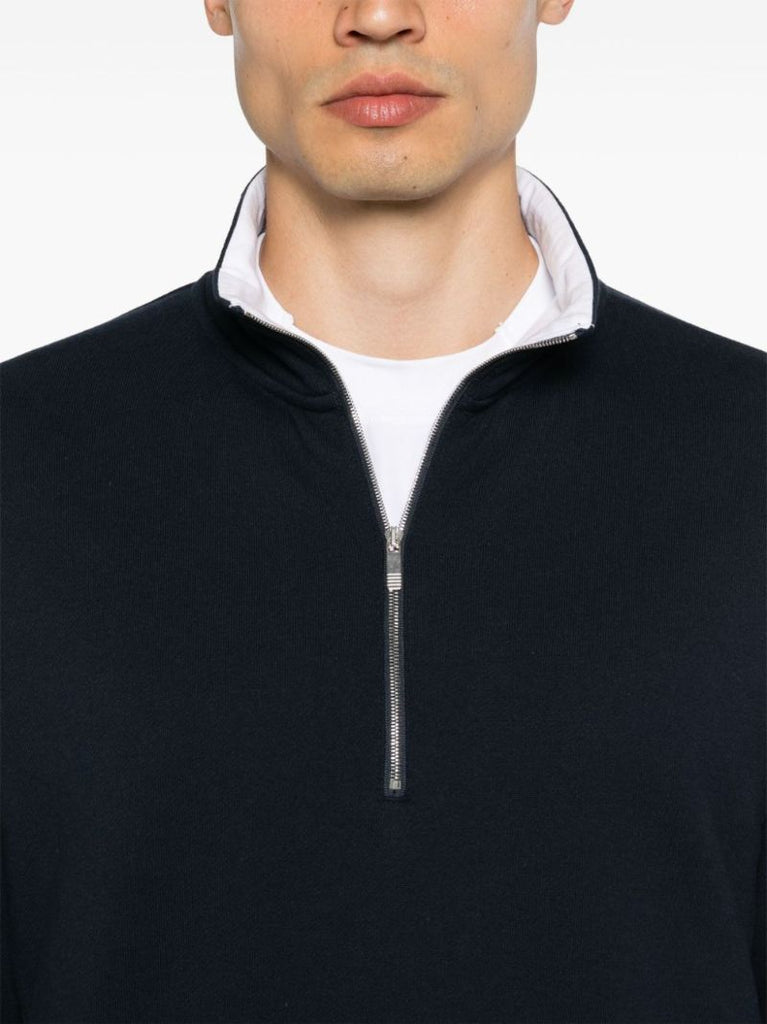 Blue Logo-tag Sweater