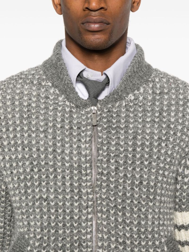 Grey 4-bar Jacket