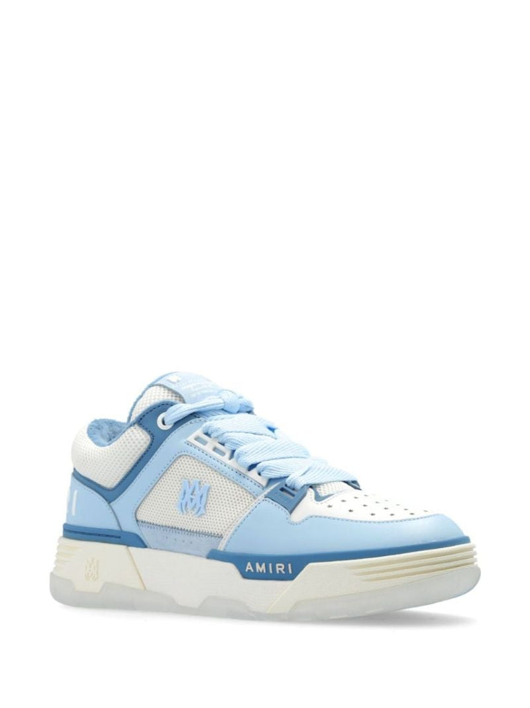 White Ma-1 Panelled Sneakers
