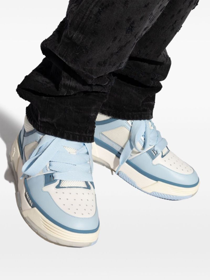 White Ma-1 Panelled Sneakers