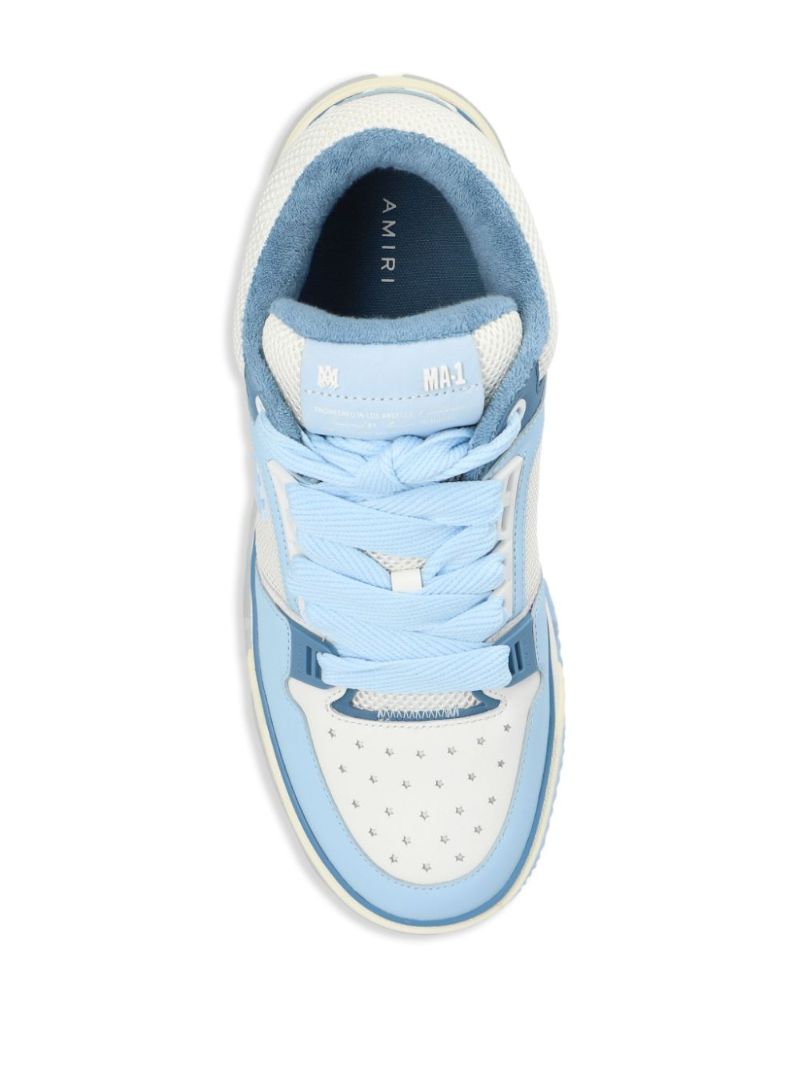 White Ma-1 Panelled Sneakers