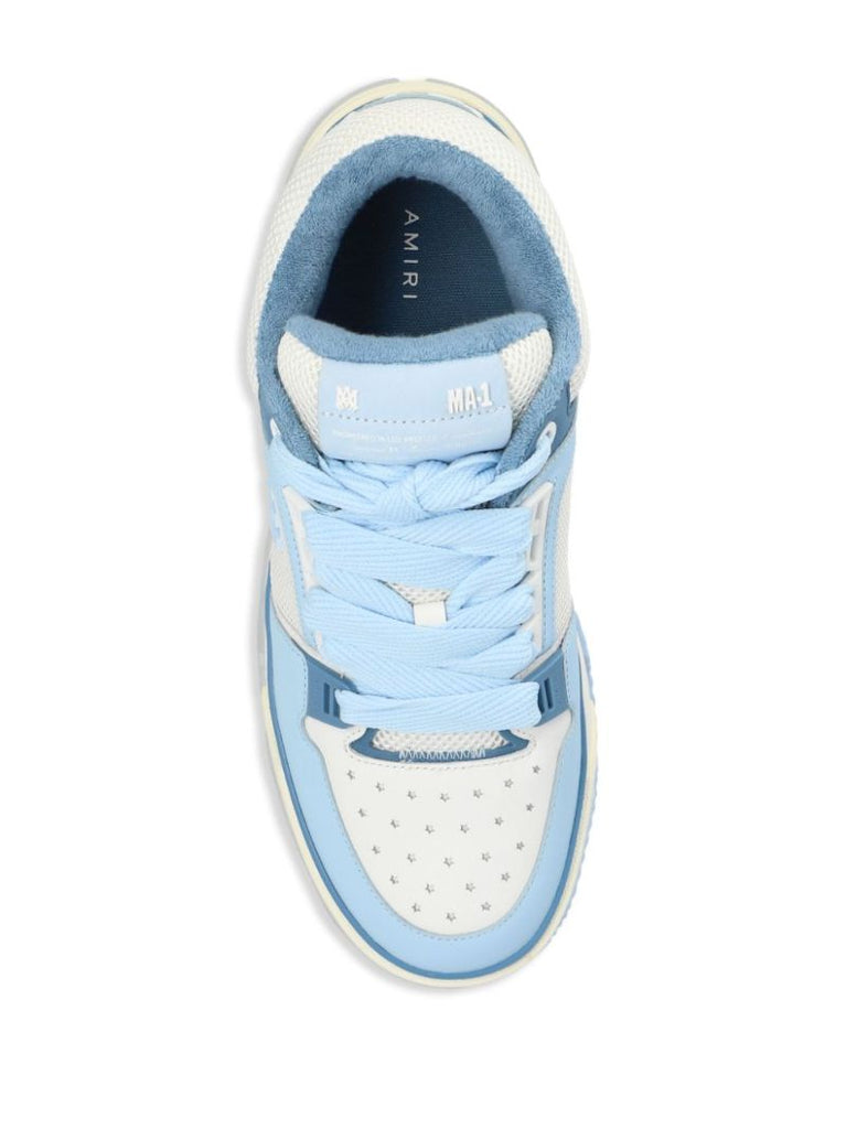 White Ma-1 Panelled Sneakers
