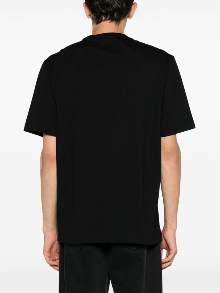 Black Logo-print Cotton T-shirt