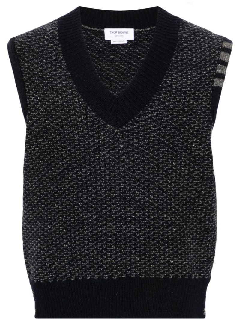 4-bar Knitted Vest