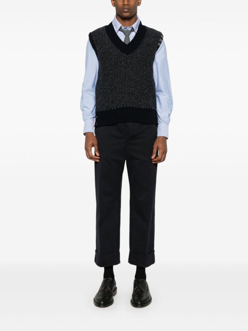 4-bar Knitted Vest