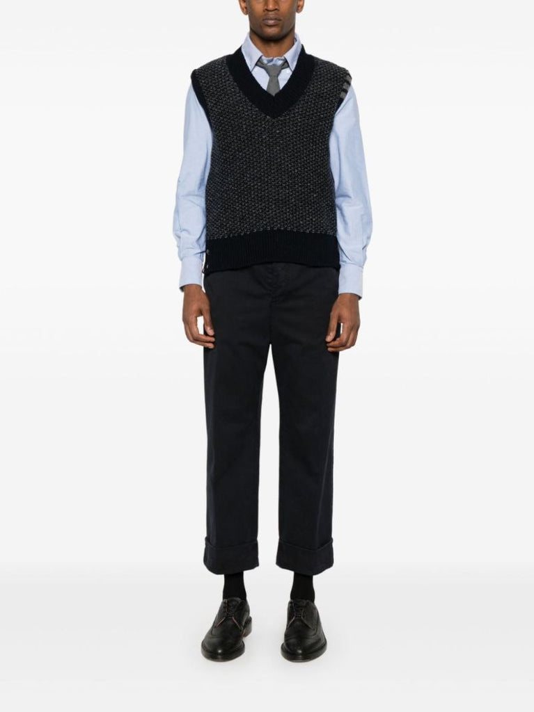 4-bar Knitted Vest
