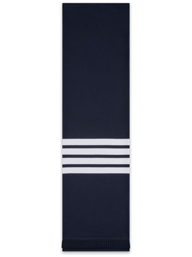 Blue 4-bar Scarf