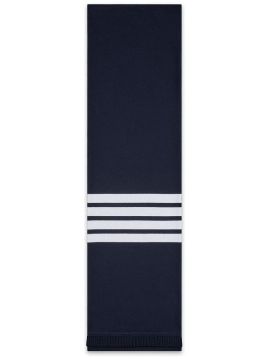 Blue 4-bar Scarf