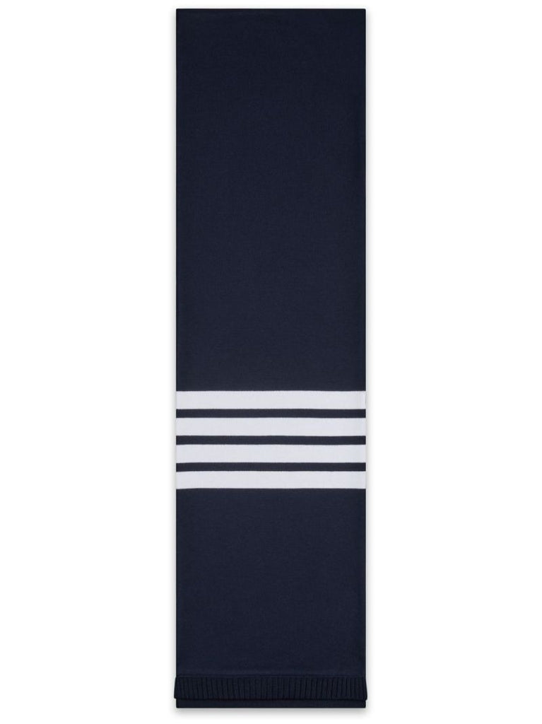 Blue 4-bar Scarf