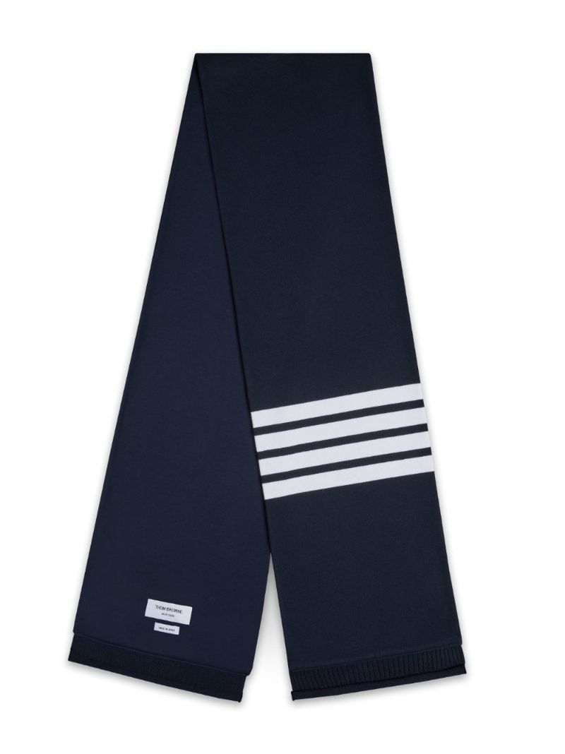 Blue 4-bar Scarf