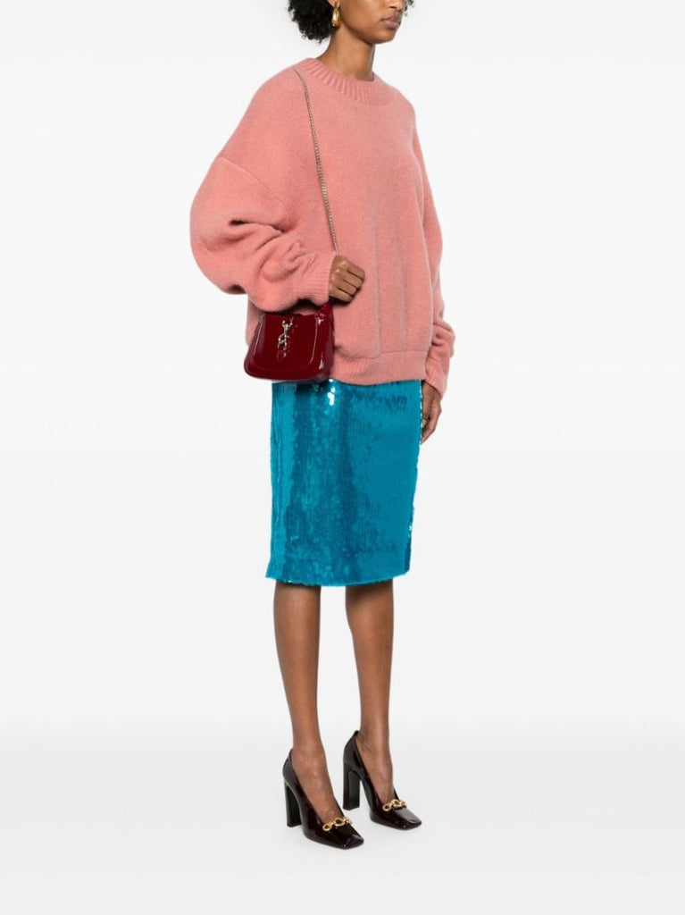 Red Jackie Notte Mini Cross Body Bag
