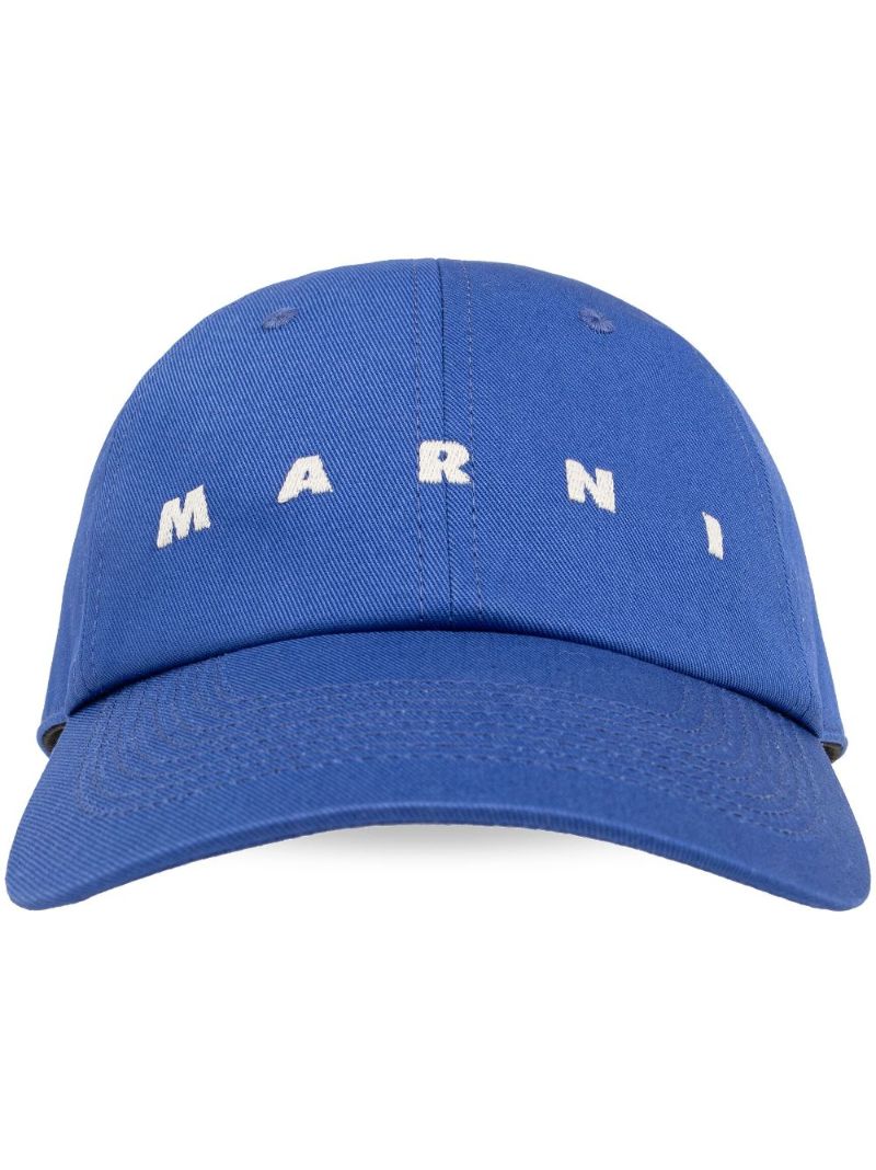 Blue Logo-embroidered Baseball Cap