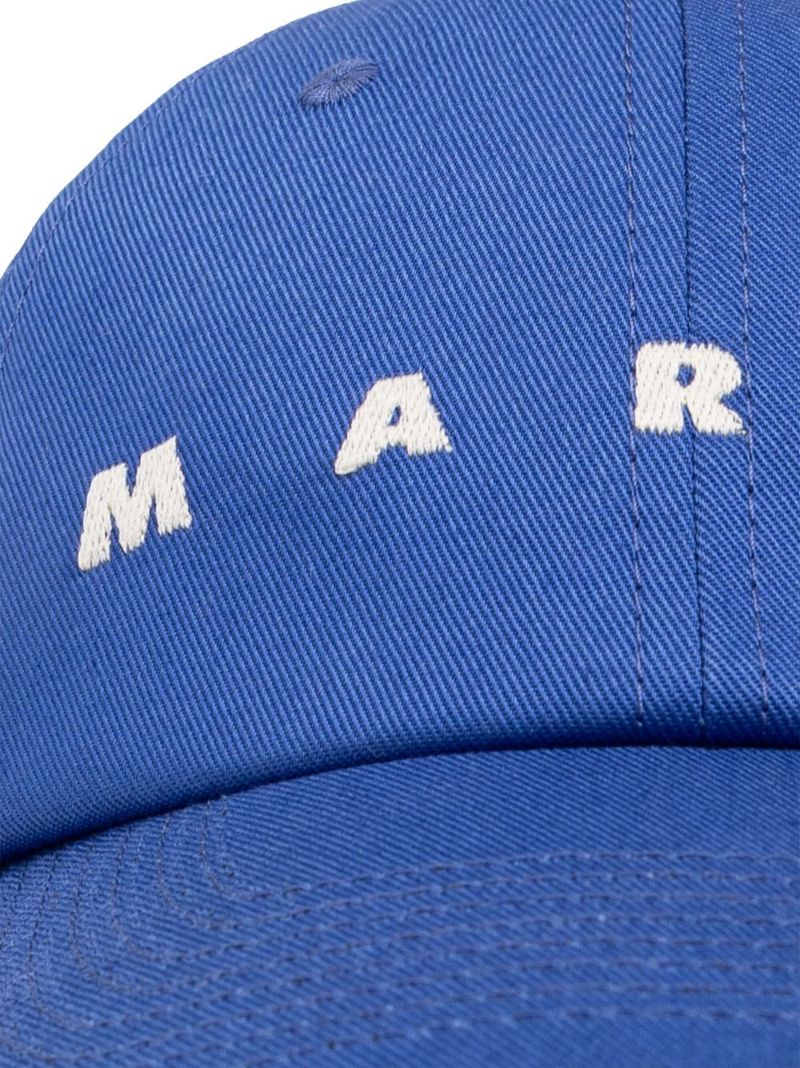 Blue Logo-embroidered Baseball Cap