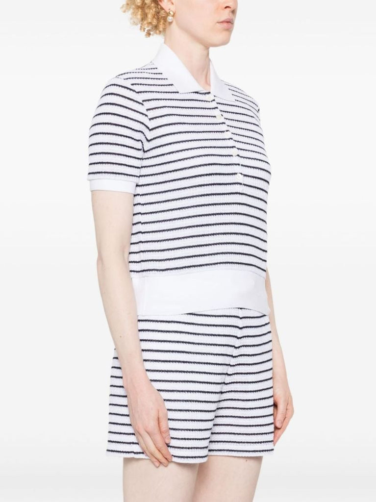 Knitted Polo Top
