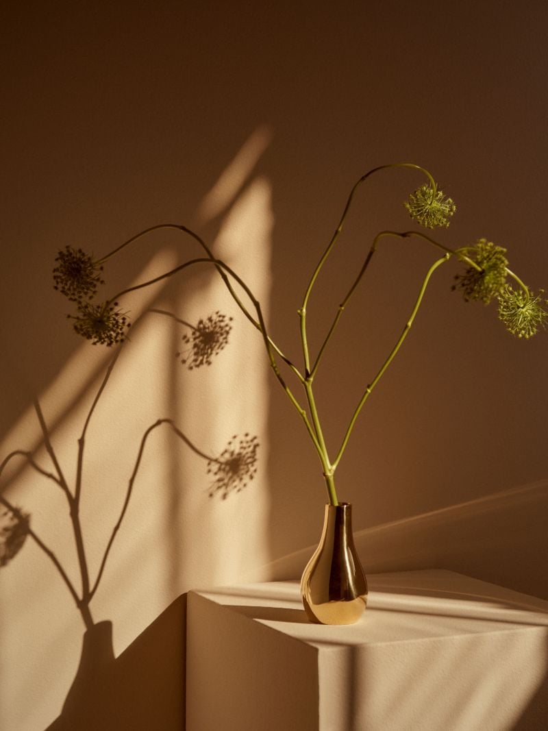 Metal Liquid Vase