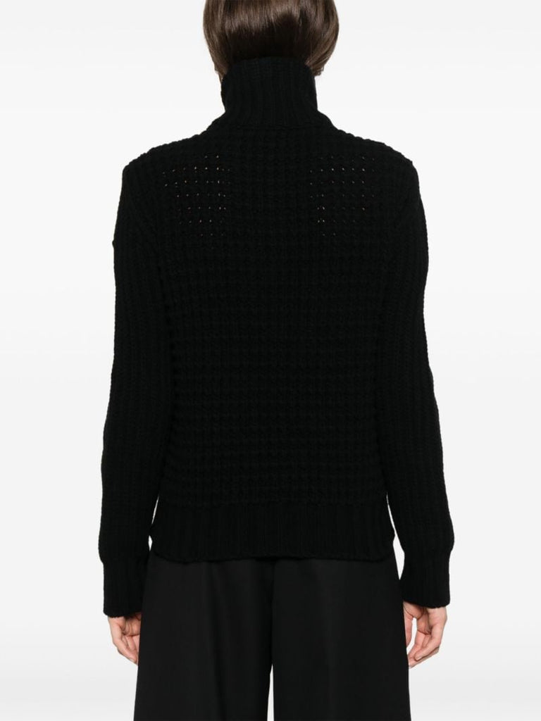 Padded Zip Cardigan