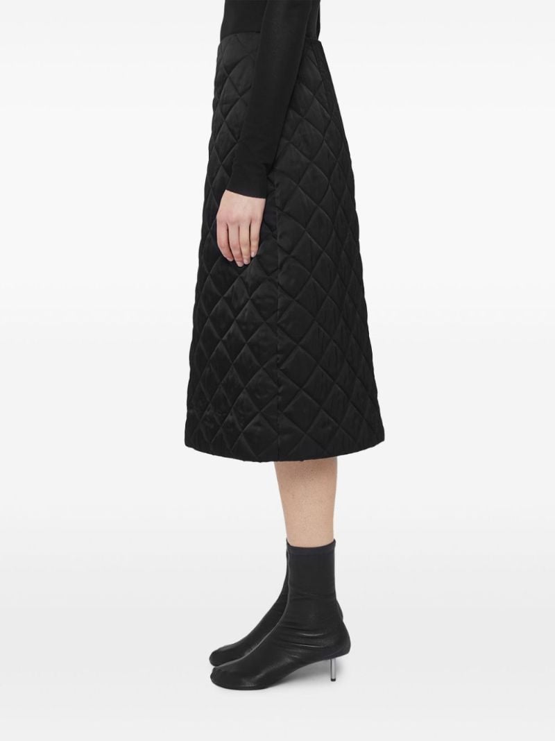 Quilted Midi Skirt