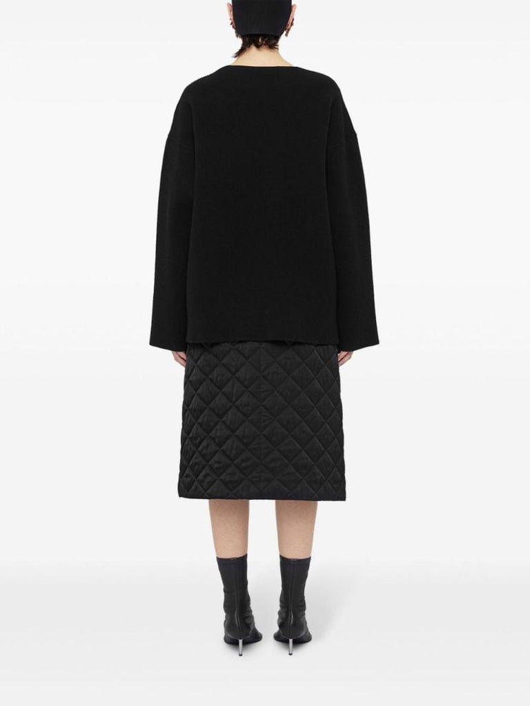 Quilted Midi Skirt