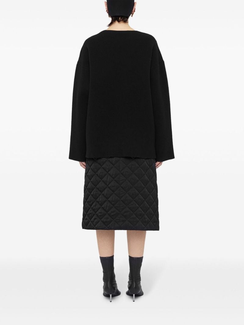 Quilted Midi Skirt