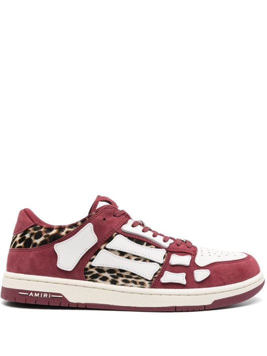Leopard Skel Top Low Sneakers