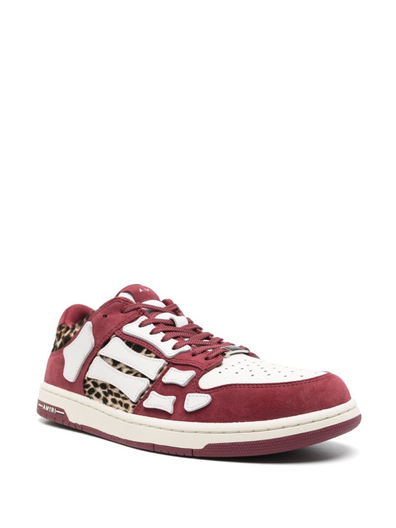 Leopard Skel Top Low Sneakers