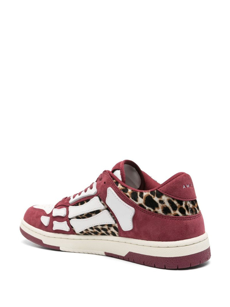 Leopard Skel Top Low Sneakers