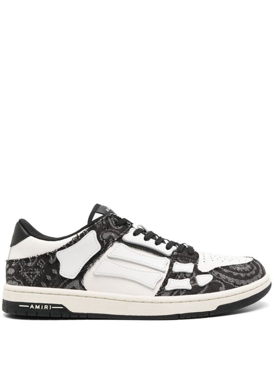 Bandana Denim Skel Top Low Sneakers